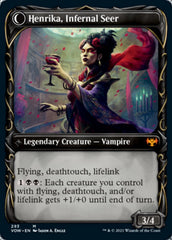 Henrika Domnathi // Henrika, Infernal Seer (Showcase Fang Frame) [Innistrad: Crimson Vow] | Gate City Games LLC