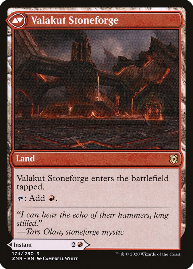 Valakut Awakening // Valakut Stoneforge [Zendikar Rising] | Gate City Games LLC