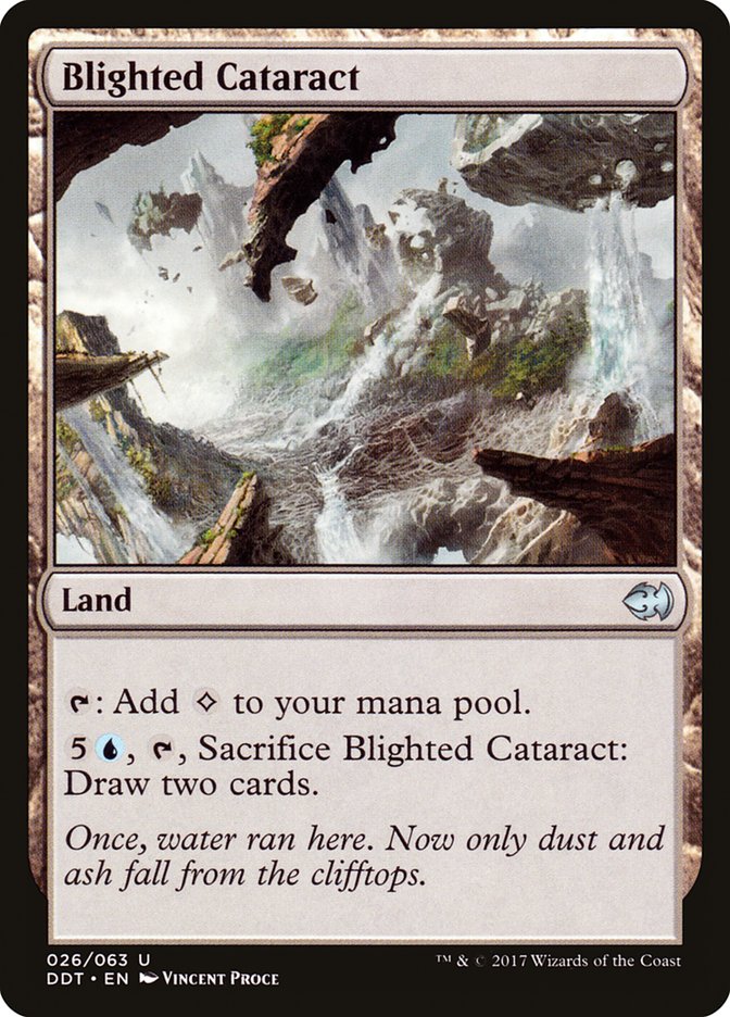 Blighted Cataract [Duel Decks: Merfolk vs. Goblins] | Gate City Games LLC