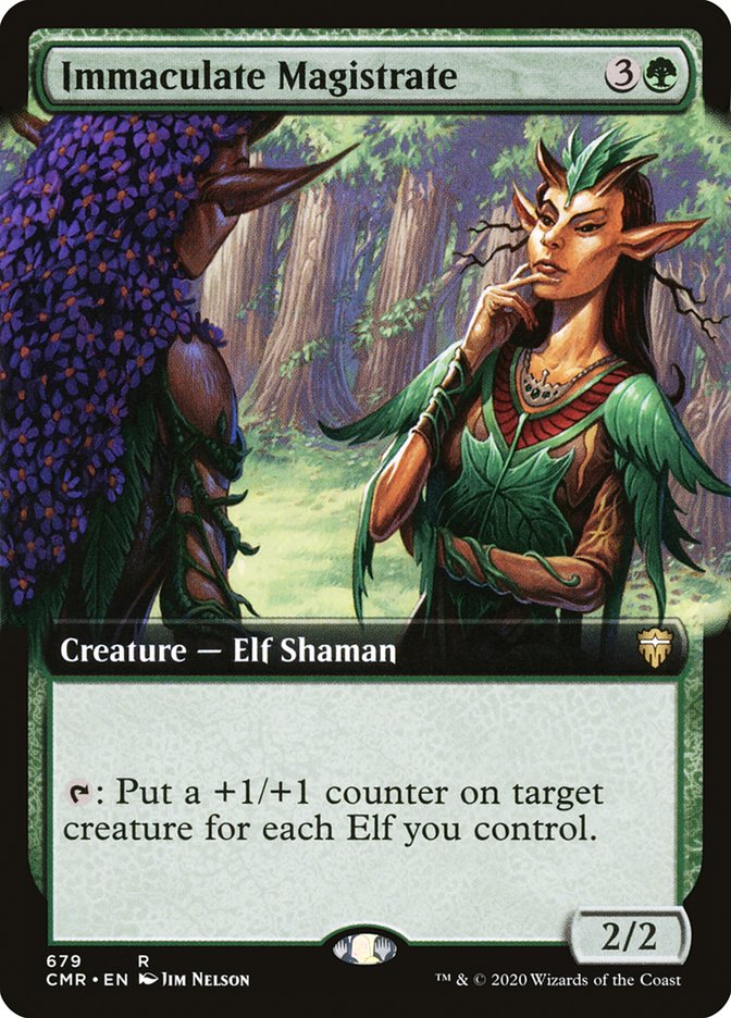 Immaculate Magistrate (Extended Art) [Commander Legends] | Gate City Games LLC