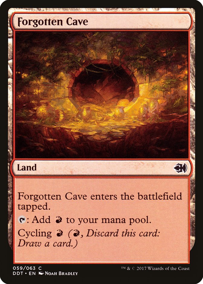 Forgotten Cave [Duel Decks: Merfolk vs. Goblins] | Gate City Games LLC
