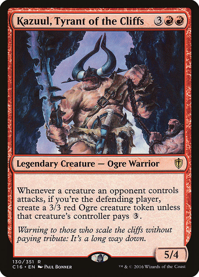 Kazuul, Tyrant of the Cliffs [Commander 2016] | Gate City Games LLC