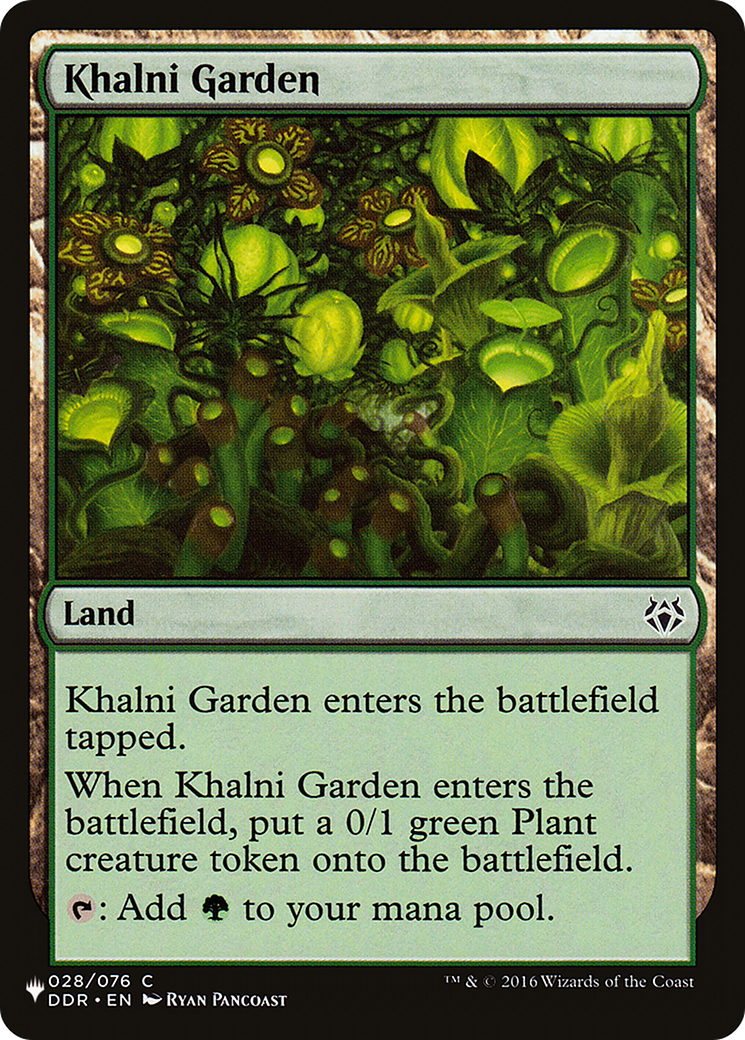 Khalni Garden [The List Reprints] | Gate City Games LLC