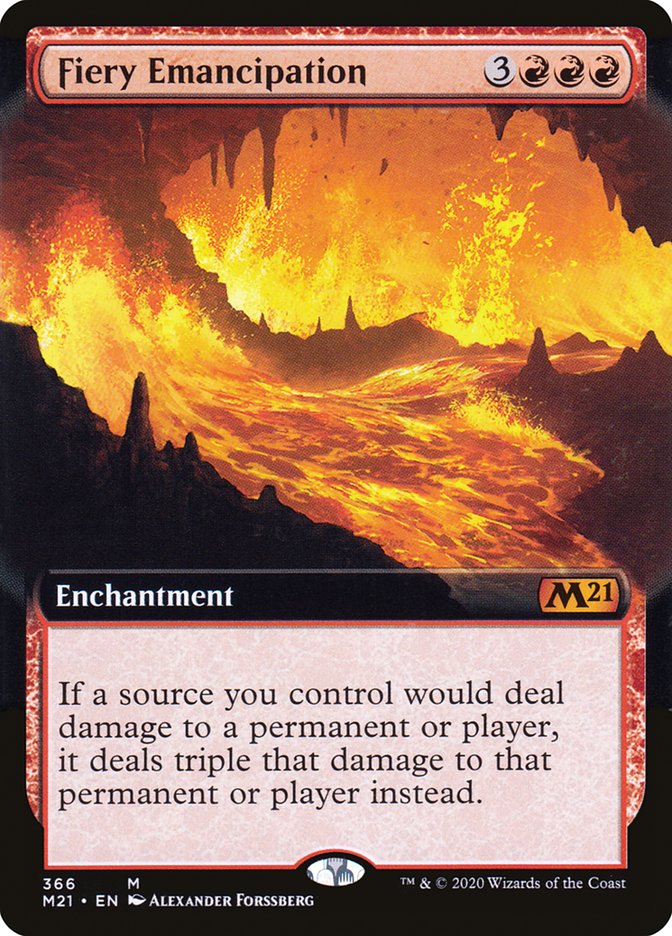 Fiery Emancipation (Extended Art) [Core Set 2021] | Gate City Games LLC