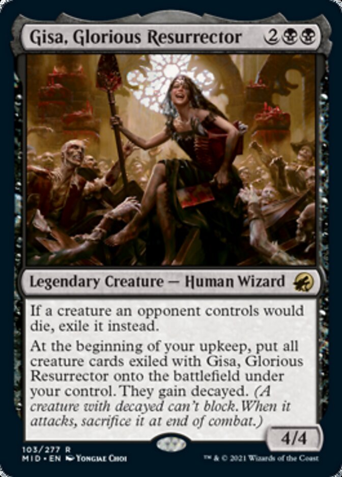 Gisa, Glorious Resurrector [Innistrad: Midnight Hunt] | Gate City Games LLC