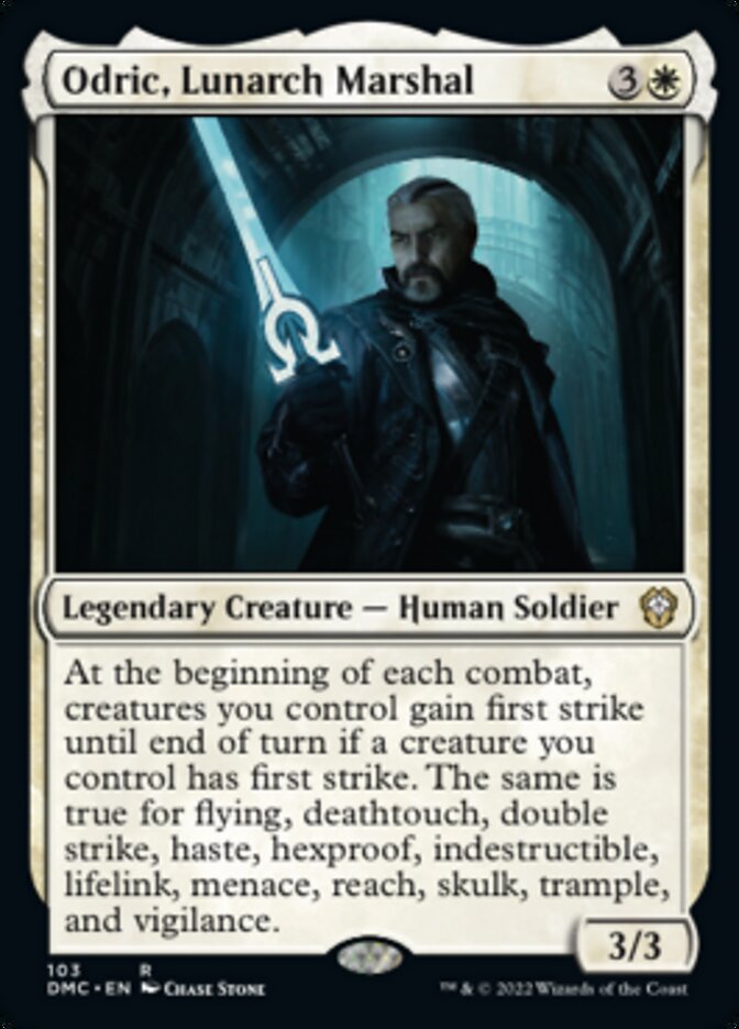 Odric, Lunarch Marshal [Dominaria United Commander] | Gate City Games LLC