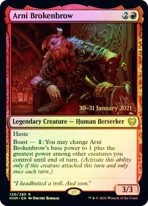 Arni Brokenbrow [Kaldheim Prerelease Promos] | Gate City Games LLC