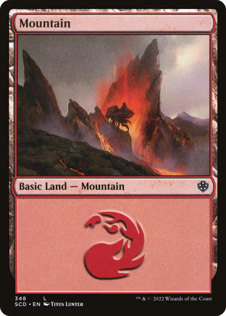 Mountain (348) [Starter Commander Decks] | Gate City Games LLC