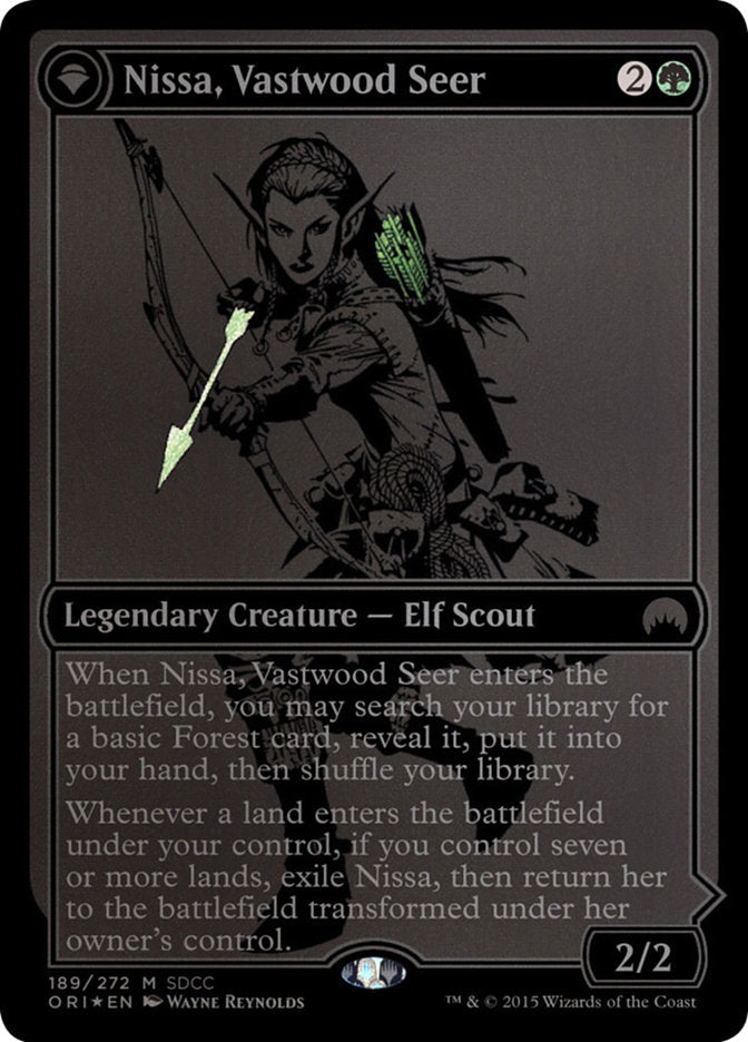 Nissa, Vastwood Seer // Nissa, Sage Animist [San Diego Comic-Con 2015] | Gate City Games LLC