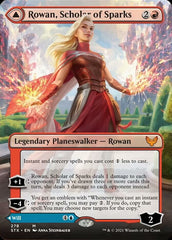 Rowan, Scholar of Sparks // Will, Scholar of Frost (Borderless) [Strixhaven: School of Mages] | Gate City Games LLC