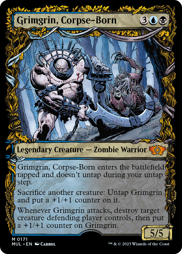 Grimgrin, Corpse-Born (Halo Foil) [Multiverse Legends] | Gate City Games LLC