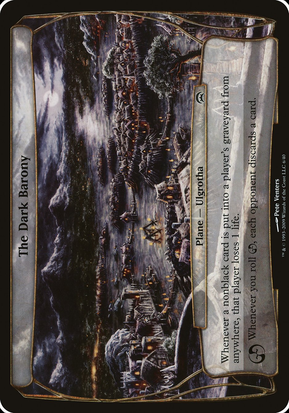 The Dark Barony (Planes) [Planechase Planes] | Gate City Games LLC