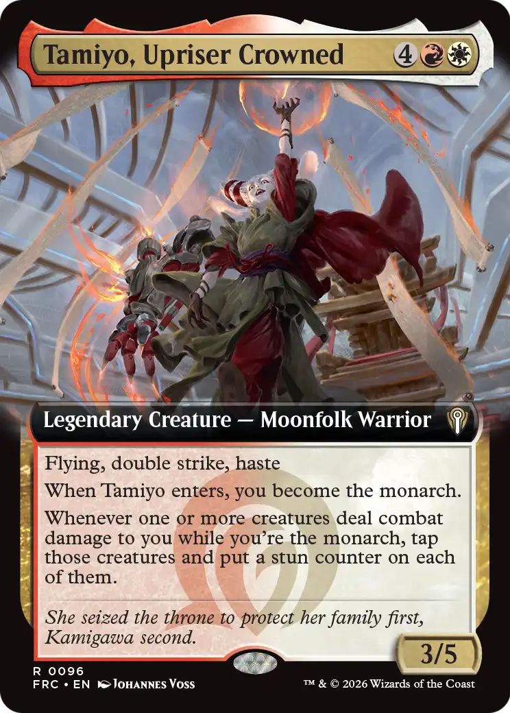 Tamiyo, Upriser Crowned (Extended Art) [Reality Fracture Commander] | Gate City Games LLC