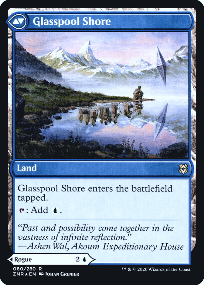 Glasspool Mimic // Glasspool Shore [Zendikar Rising Prerelease Promos] | Gate City Games LLC