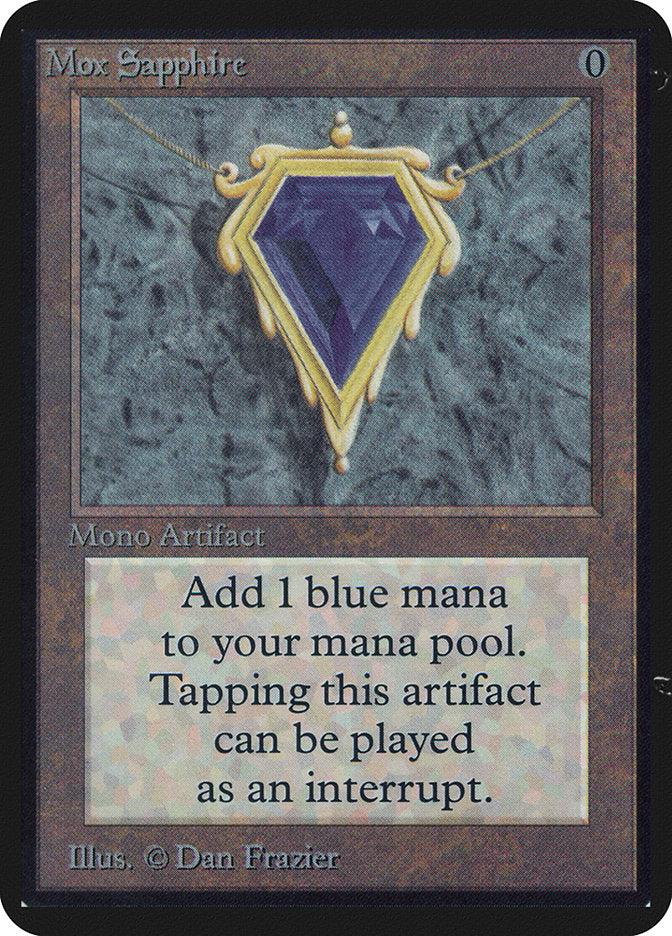 Mox Sapphire [Alpha Edition] | Gate City Games LLC