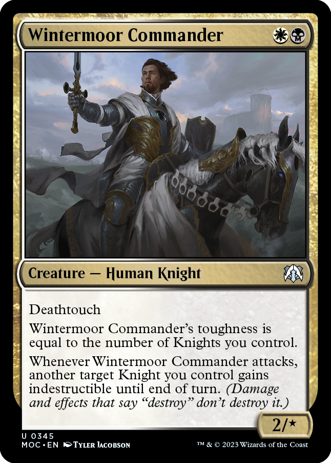Wintermoor Commander [March of the Machine Commander] | Gate City Games LLC