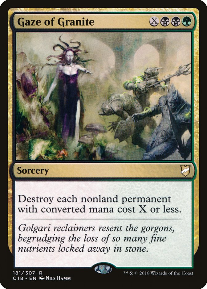 Gaze of Granite [Commander 2018] | Gate City Games LLC