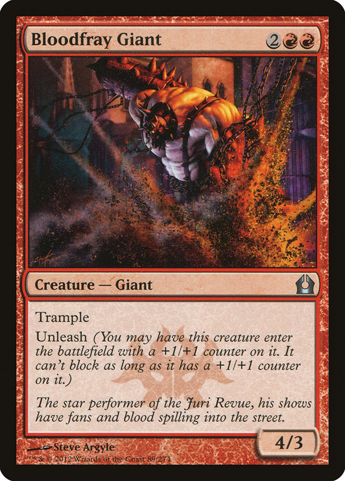 Bloodfray Giant [Return to Ravnica] | Gate City Games LLC