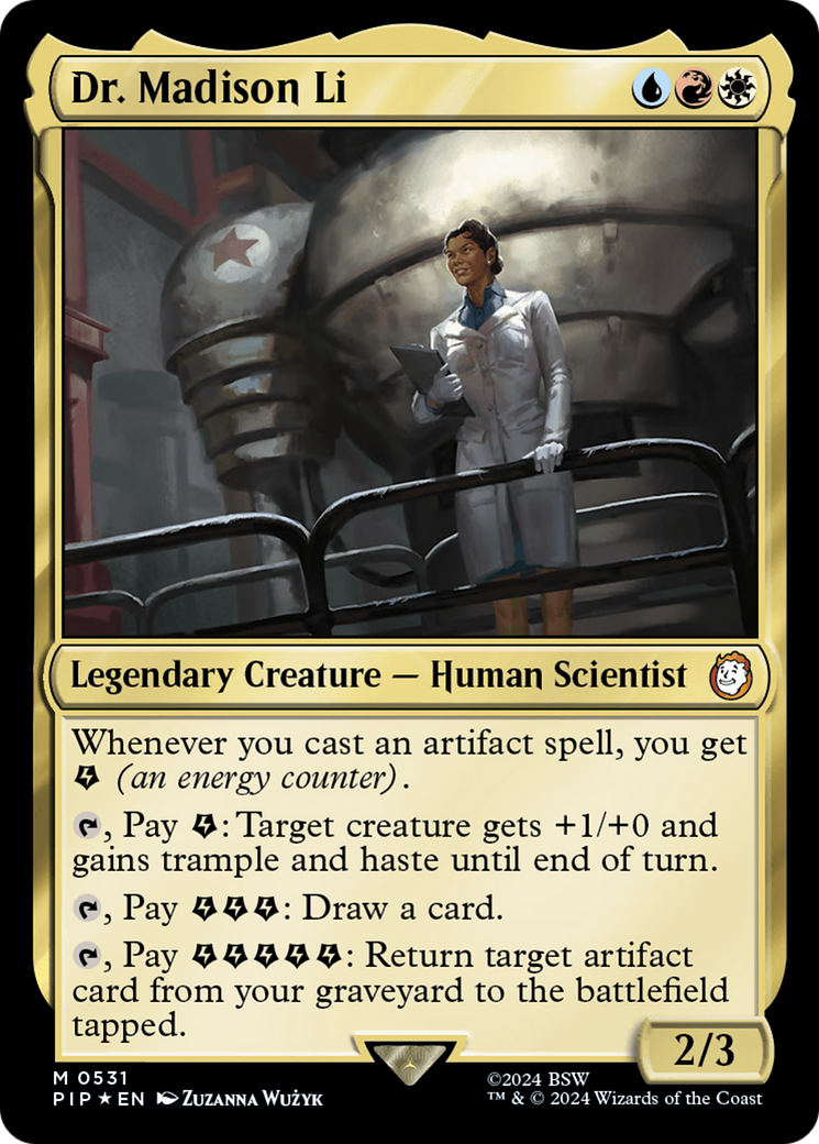 Dr. Madison Li (Surge Foil) [Fallout] | Gate City Games LLC