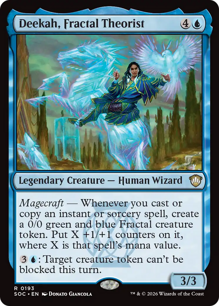Deekah, Fractal Theorist [Secrets of Strixhaven Commander] | Gate City Games LLC