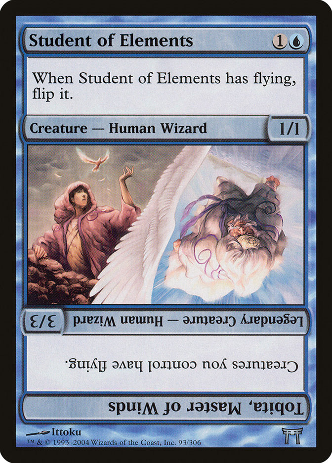 Student of Elements // Tobita, Master of Winds [Champions of Kamigawa] | Gate City Games LLC