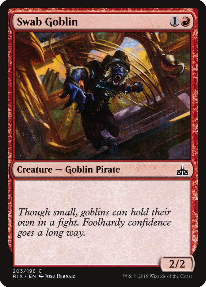 Swab Goblin [Rivals of Ixalan] | Gate City Games LLC