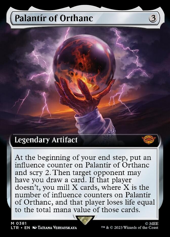 Palantir of Orthanc (Extended Art) [The Lord of the Rings: Tales of Middle-Earth] | Gate City Games LLC
