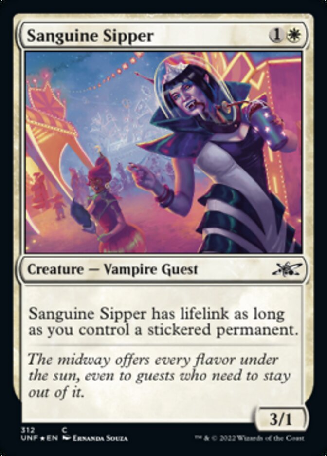 Sanguine Sipper (Galaxy Foil) [Unfinity] | Gate City Games LLC