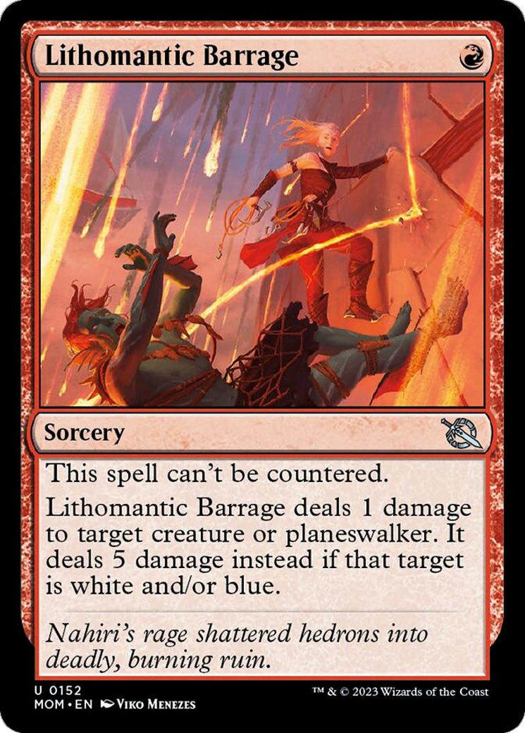 Lithomantic Barrage [March of the Machine] | Gate City Games LLC
