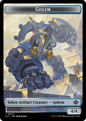 Map // Golem Double-Sided Token [The Lost Caverns of Ixalan Tokens] | Gate City Games LLC