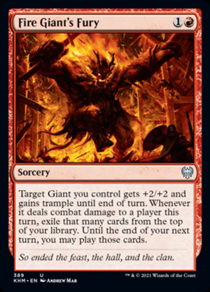 Fire Giant's Fury [Kaldheim] | Gate City Games LLC