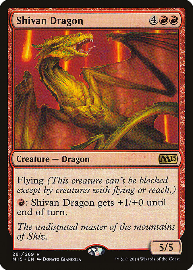 Shivan Dragon [Magic 2015] | Gate City Games LLC