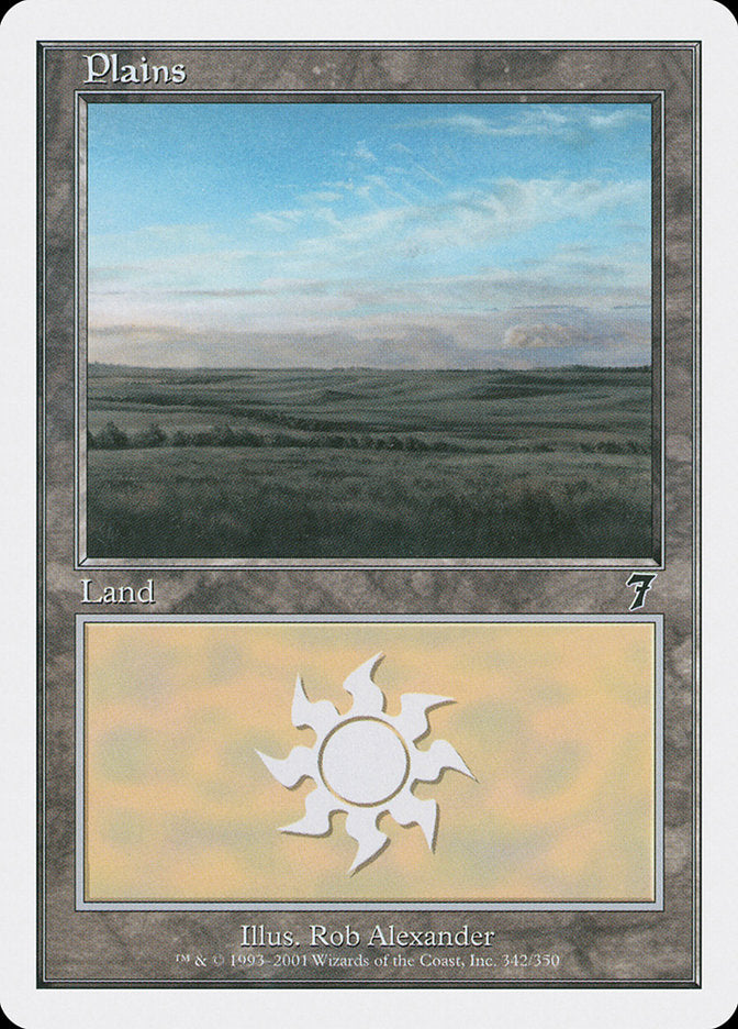 Plains (342) [Seventh Edition] | Gate City Games LLC