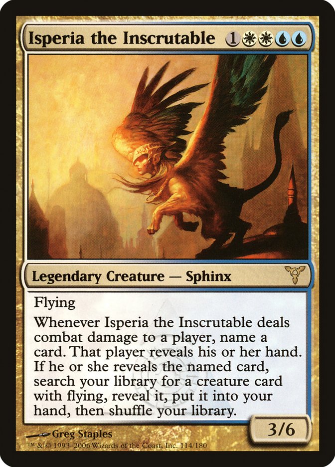 Isperia the Inscrutable [Dissension] | Gate City Games LLC
