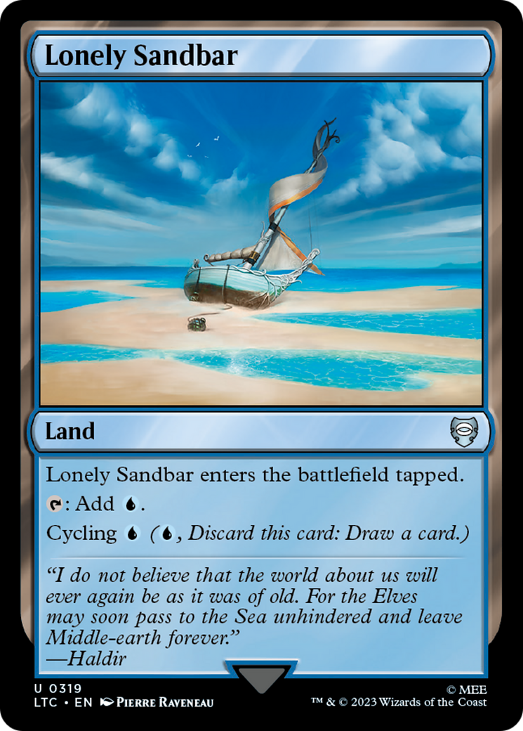 Lonely Sandbar [The Lord of the Rings: Tales of Middle-Earth Commander] | Gate City Games LLC