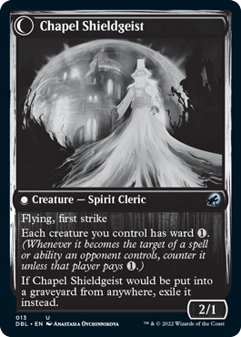 Chaplain of Alms // Chapel Shieldgeist [Innistrad: Double Feature] | Gate City Games LLC