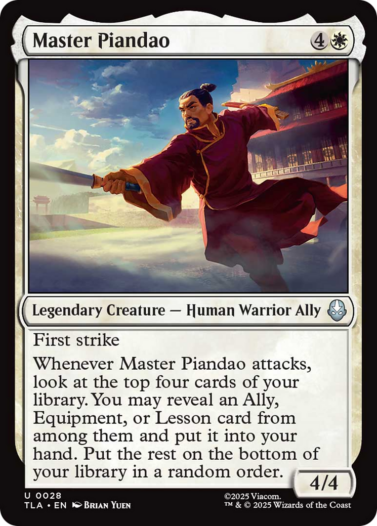 Master Piandao [Avatar: The Last Airbender] | Gate City Games LLC