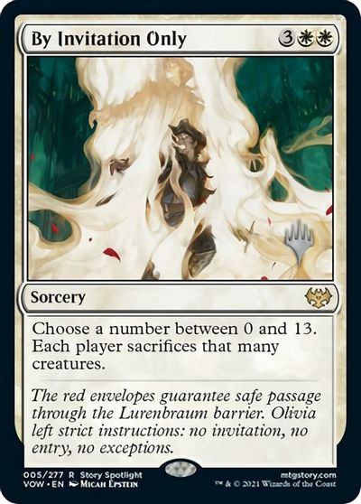 By Invitation Only (Promo Pack) [Innistrad: Crimson Vow Promos] | Gate City Games LLC