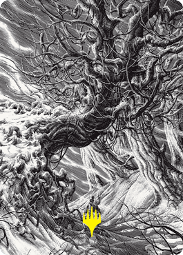 Forest Art Card (Gold-Stamped Signature) [Innistrad: Crimson Vow Art Series] | Gate City Games LLC