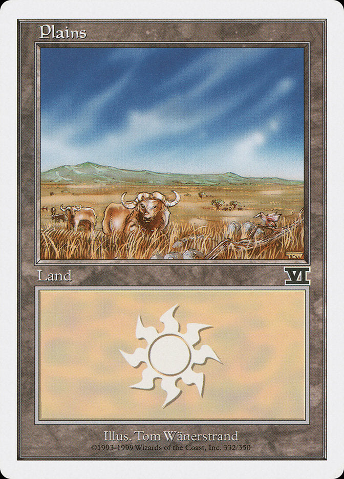 Plains (332) [Classic Sixth Edition] | Gate City Games LLC
