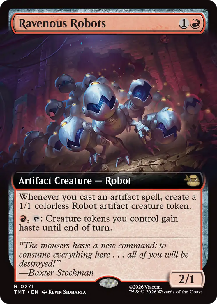 Ravenous Robots (Extended Art) [Teenage Mutant Ninja Turtles] | Gate City Games LLC