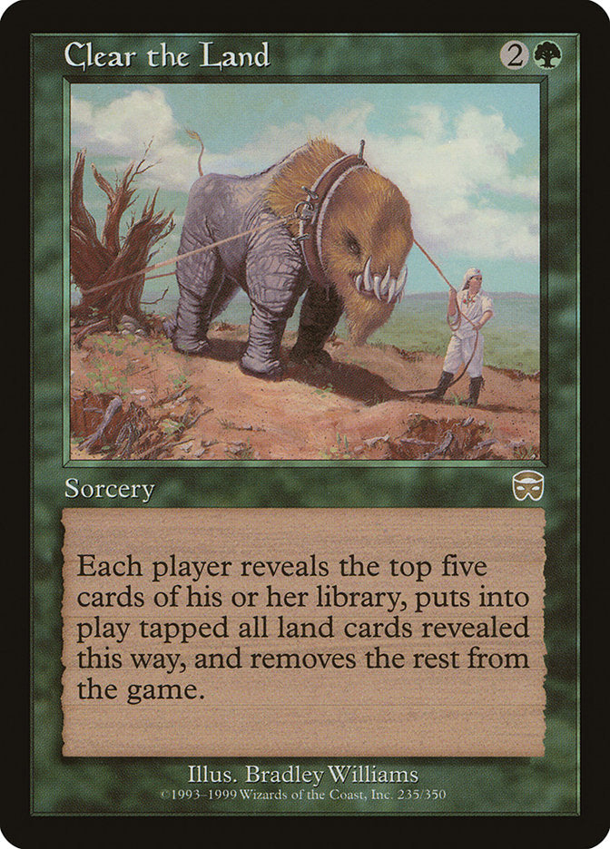 Clear the Land [Mercadian Masques] | Gate City Games LLC