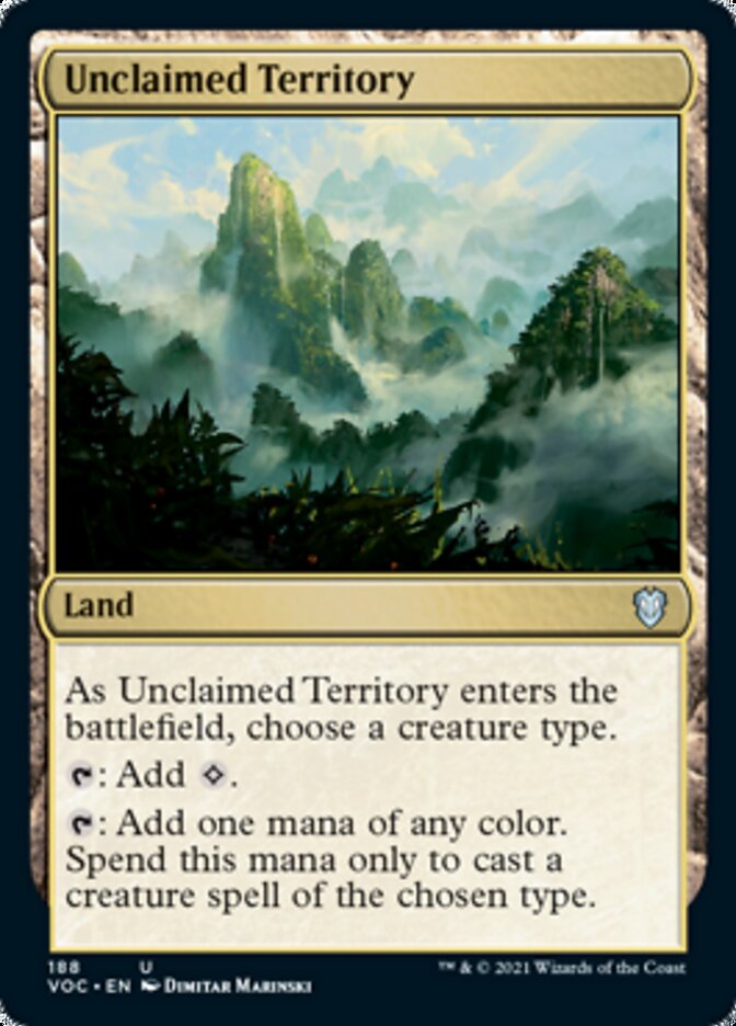 Unclaimed Territory [Innistrad: Crimson Vow Commander] | Gate City Games LLC
