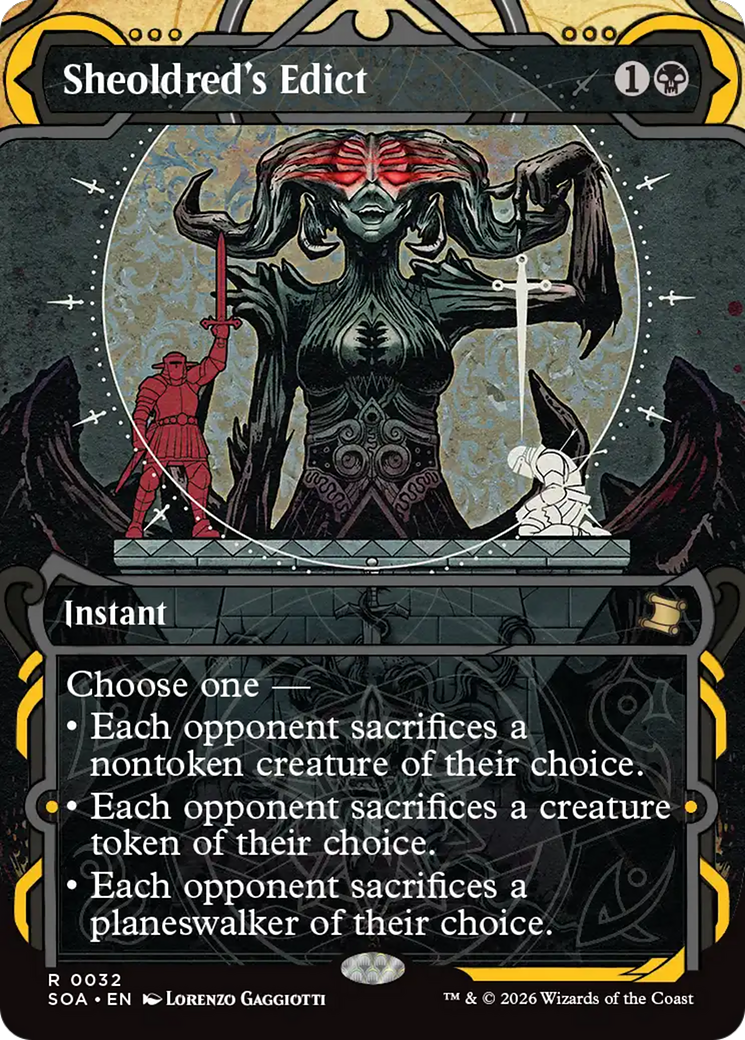 Sheoldred's Edict [Secrets of Strixhaven: Mystical Archive] | Gate City Games LLC