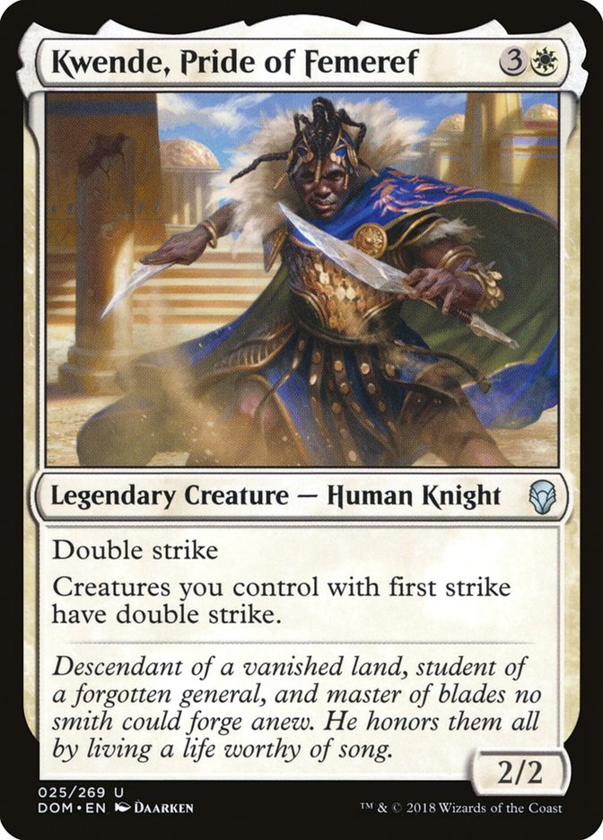 Kwende, Pride of Femeref [Dominaria] | Gate City Games LLC