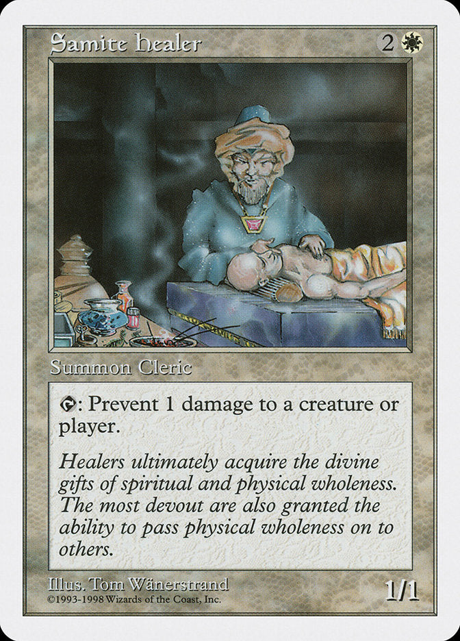 Samite Healer [Anthologies] | Gate City Games LLC