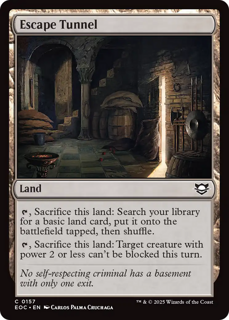 Escape Tunnel [Edge of Eternities Commander] | Gate City Games LLC