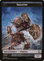 Illusion // Skeleton Double-Sided Token [Dungeons & Dragons: Adventures in the Forgotten Realms Commander Tokens] | Gate City Games LLC
