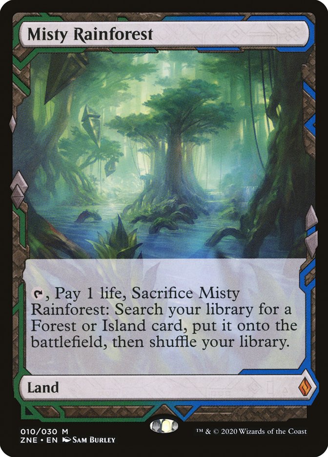 Misty Rainforest (Expeditions) [Zendikar Rising Expeditions] | Gate City Games LLC