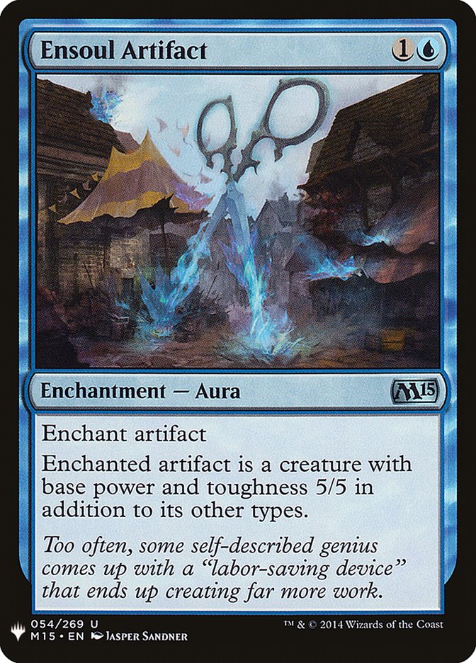 Ensoul Artifact [Mystery Booster] | Gate City Games LLC